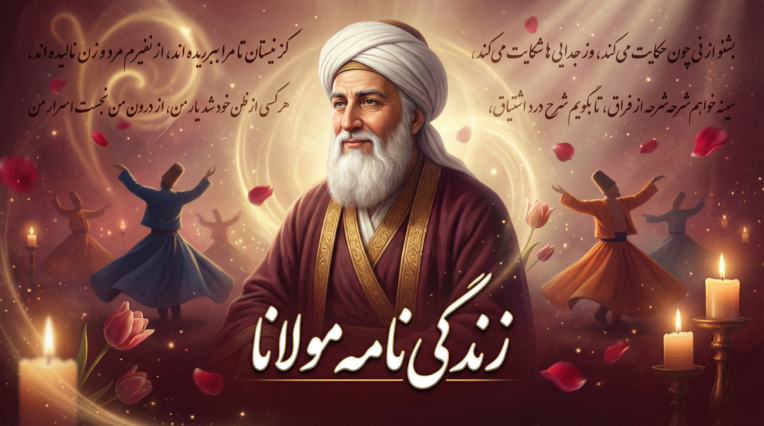 طراحی تامنیل یوتوب | زندگی‌نامه مولانا