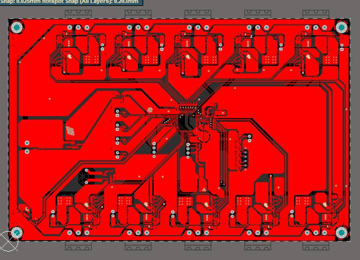 طراحی تستر و QC موتور و طراحی PCB
