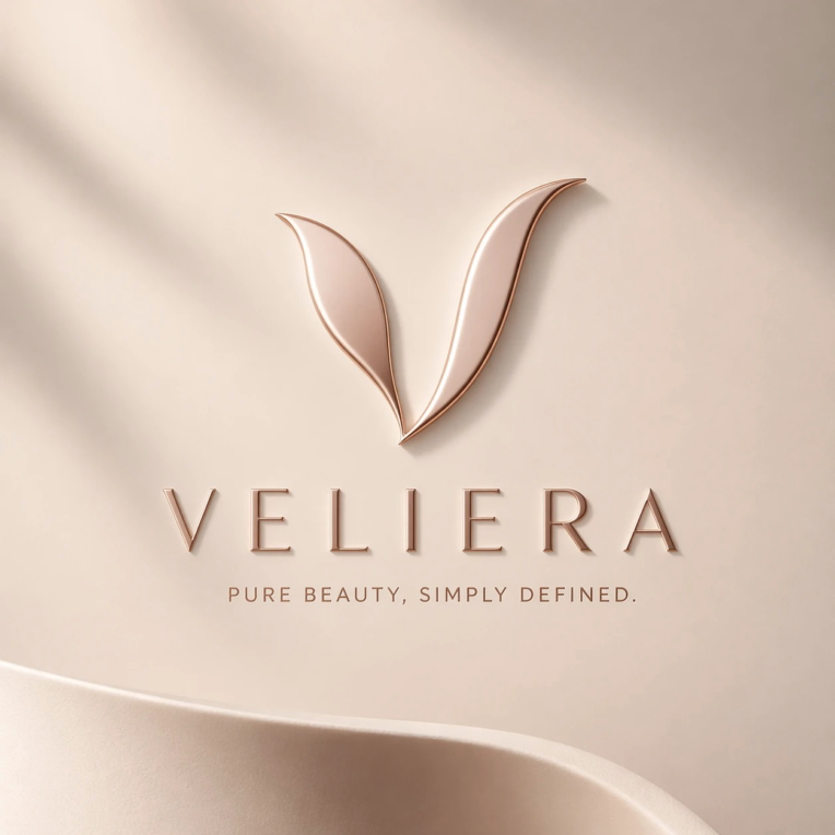 طراحی لوگو لوکس و مینیمال برند Veliera