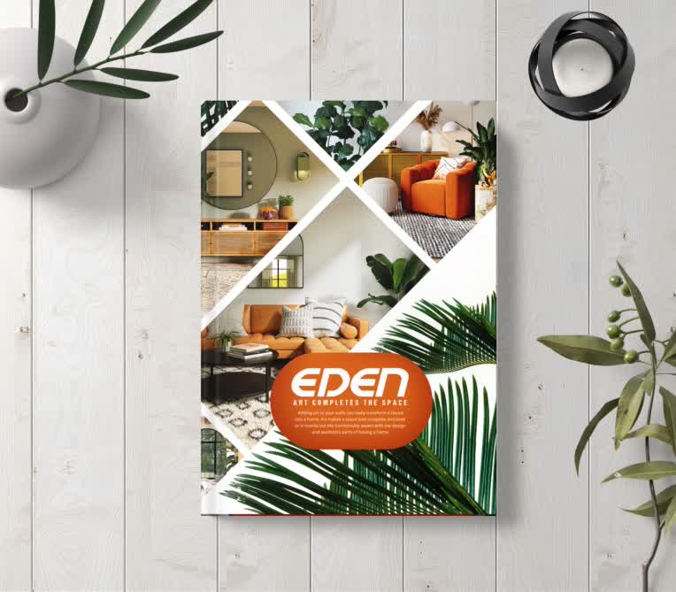 طراحی جلد آلبوم کاغذ دیواری به نام eden
