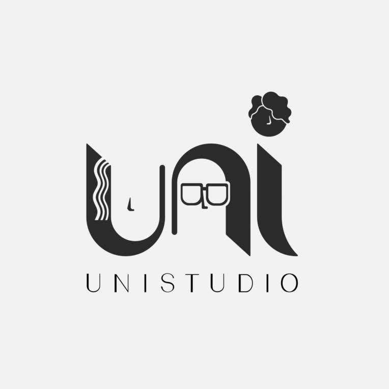 لوگوی «uni» به سفارش استودیوی مجازی یونی.