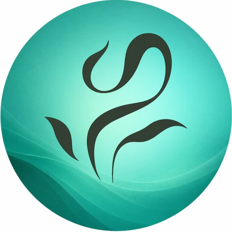 طراحی لوگو مینیمال بر اساس کلمه سبز