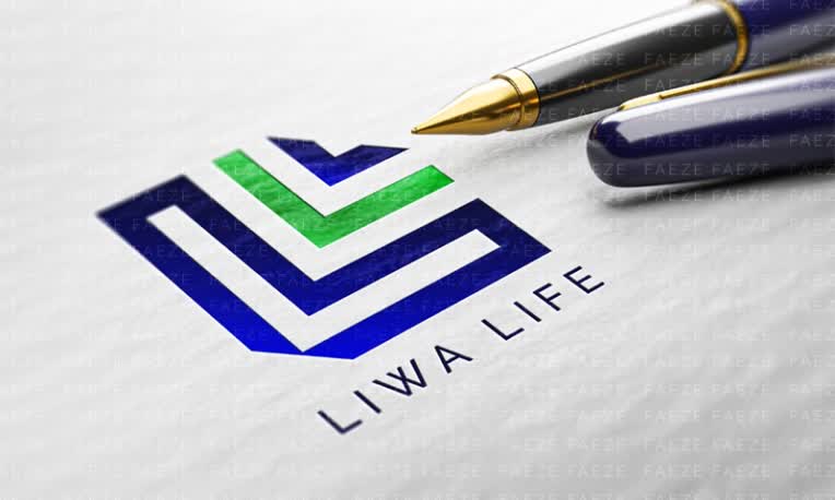 طراحی لوگو شرکت سلامت LIWA LIFE دبی