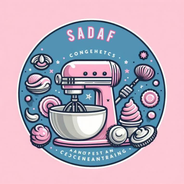 طراحی لوگو برای یک شیرینی پزی با برند صدف