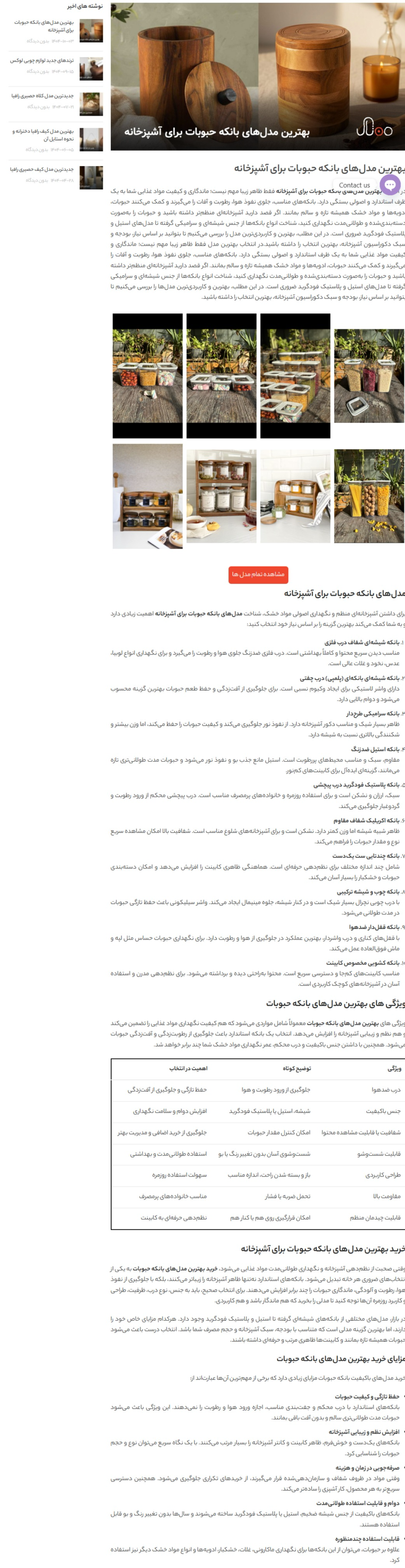 نمونه هایی از مقالات سئو شده همراه با تصاویر