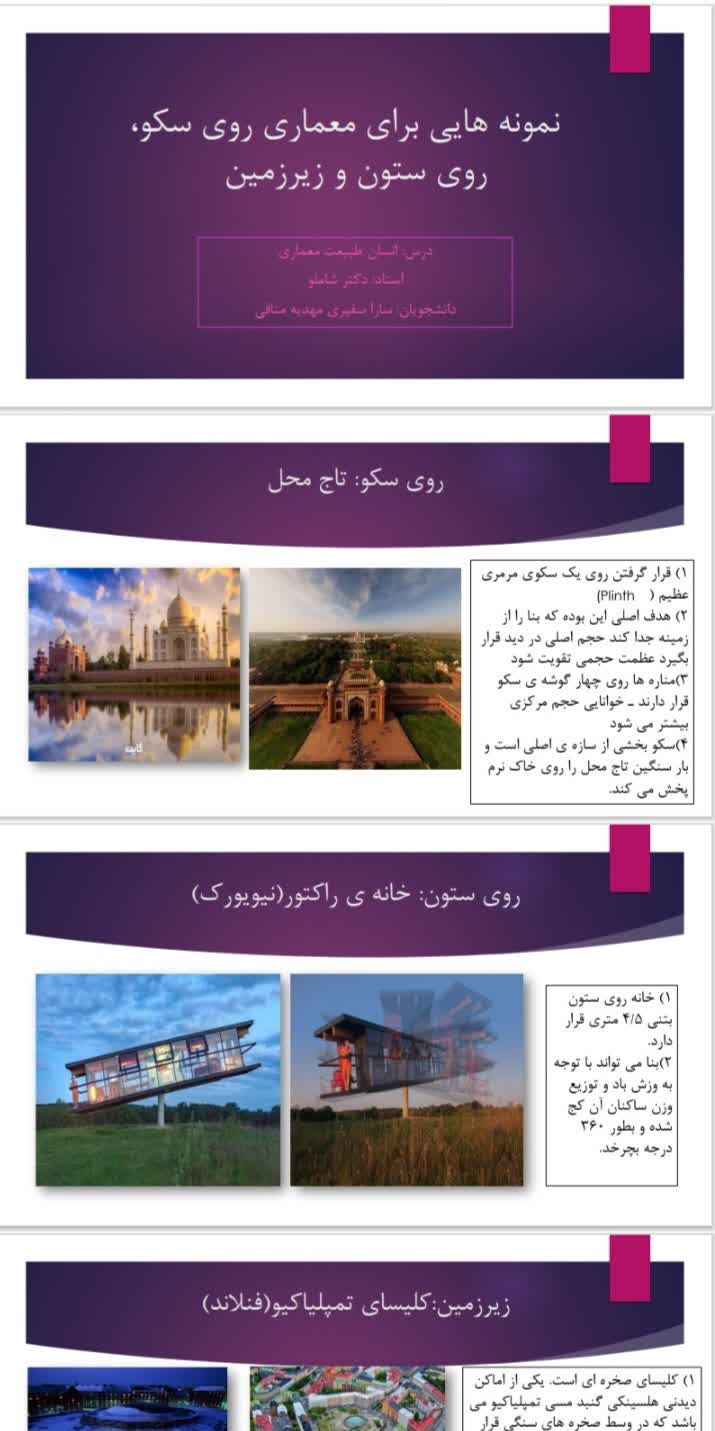 نمونه ی پاورپوینت انجام شده برای کار دانشگاهی