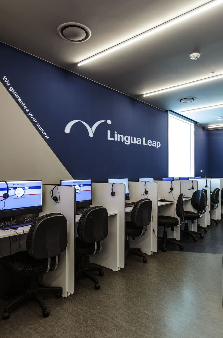 طراحی هویت بصری برند Lingua Leap