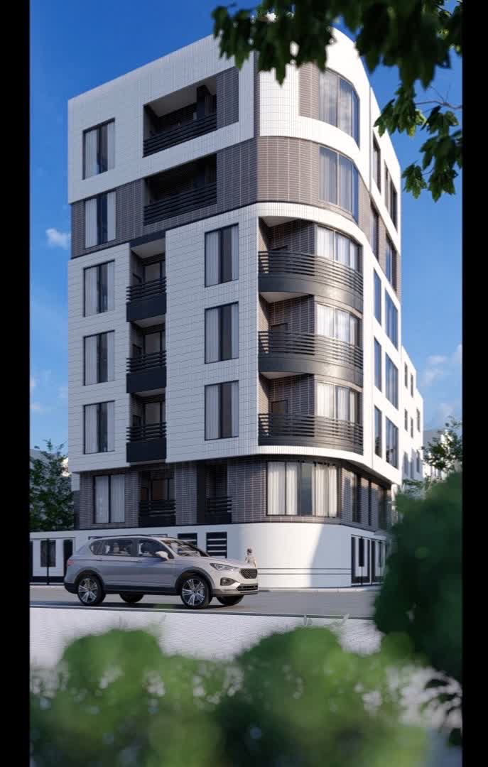 طراحی و مدلسازی نما ساختمان مسکونی