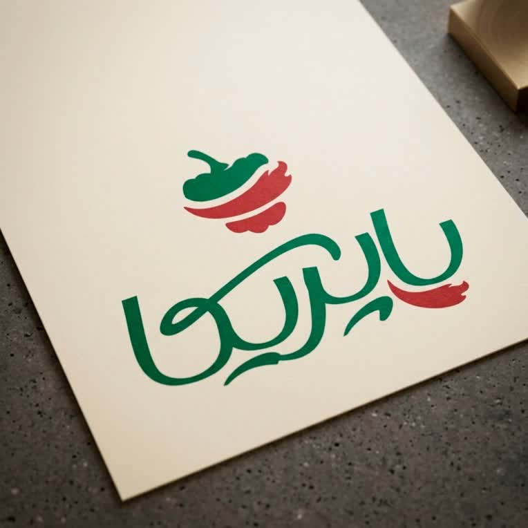 طراحی لوگو فست فود " پاپریکا "