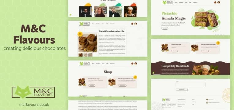 طراحی فروشگاه اینترنتی فروش شکلات
