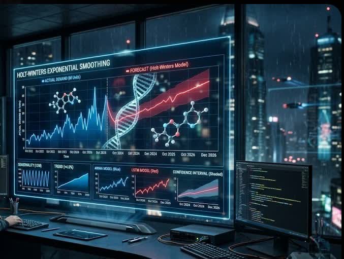 طراحی سیستم پیش‌بینی استراتژیک (Time Series Forecasting) کلان‌داده‌های صنعت دارو با Python و R