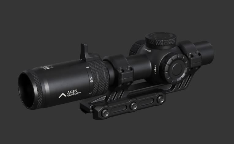 مدلسازی و تکسچر Scope اسلحه Game-Ready