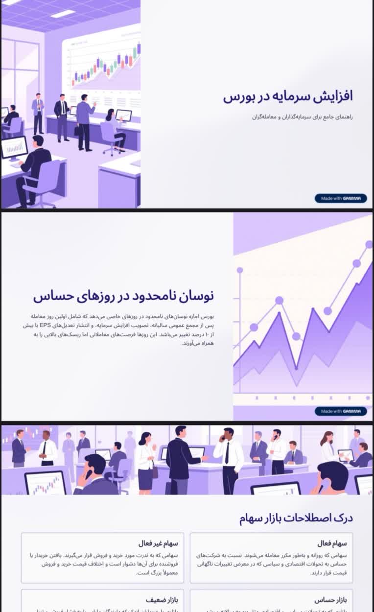پاورپوینت حرفه ای مخصوص رشته حسابداری