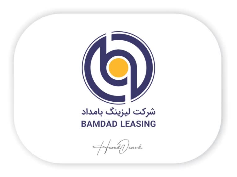 طراحی لوگو شرکت  لیزینگ  بامداد