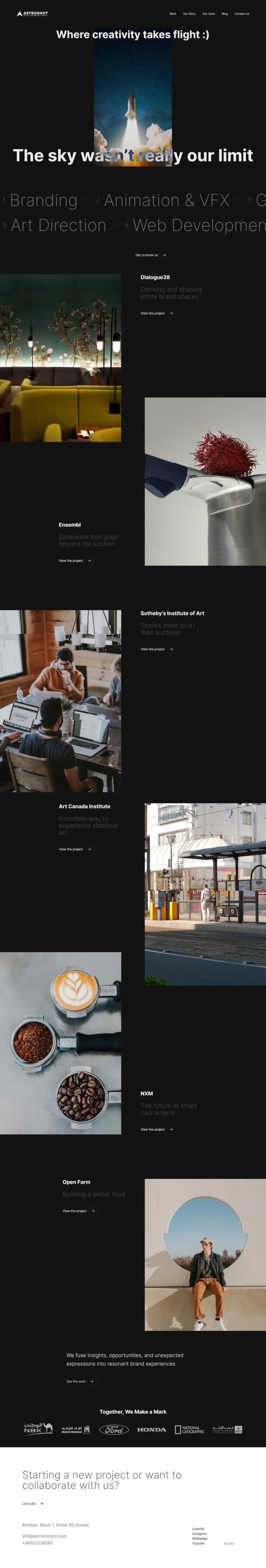 Website For Creative Design Agency