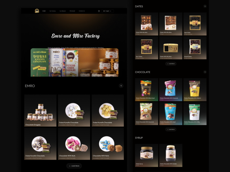 Sweet Palace Premium Chocolate & Dates Website