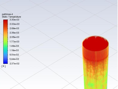 پروژه cfd بررسی تغیرات پلوم راکت سوخت مایع در هنگام اوج گیری