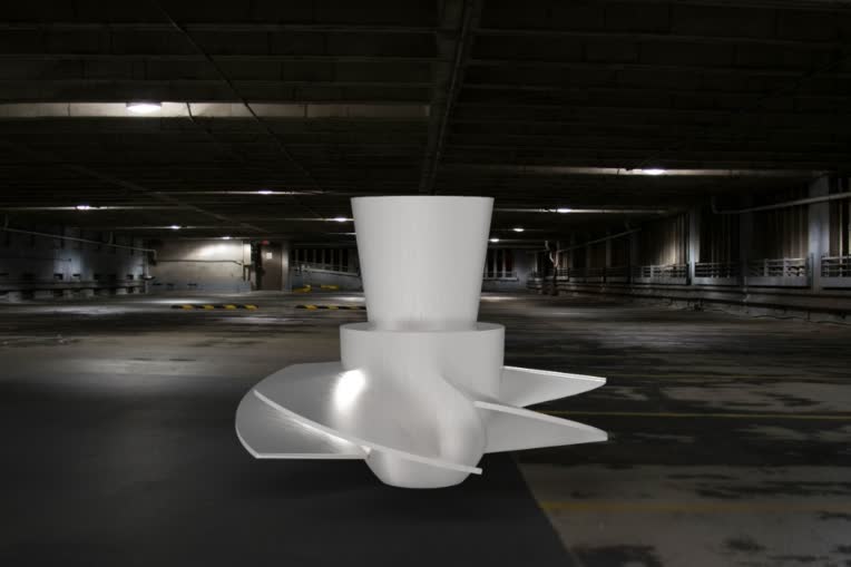 مدلسازی دقیق پروانه پمپ ایمپلر صنعتی (Industrial Impeller) با هندسه پیچیده
