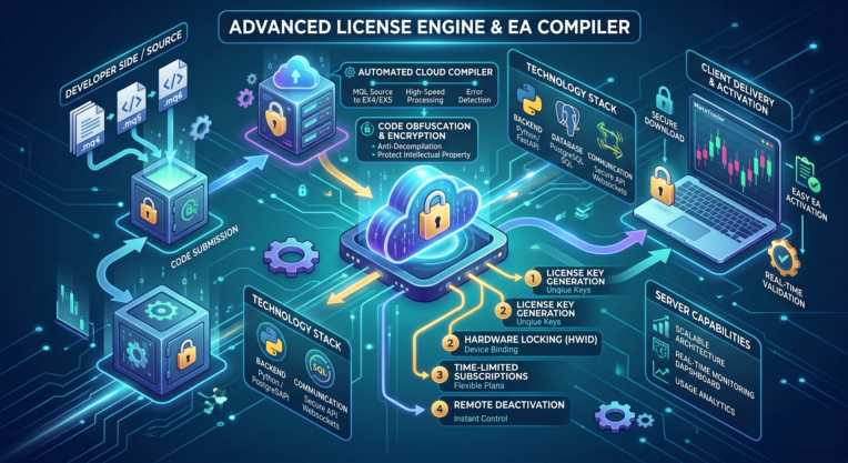 موتور لایسنس‌گذاری و کامپایلر خودکار اکسپرت (License Server)