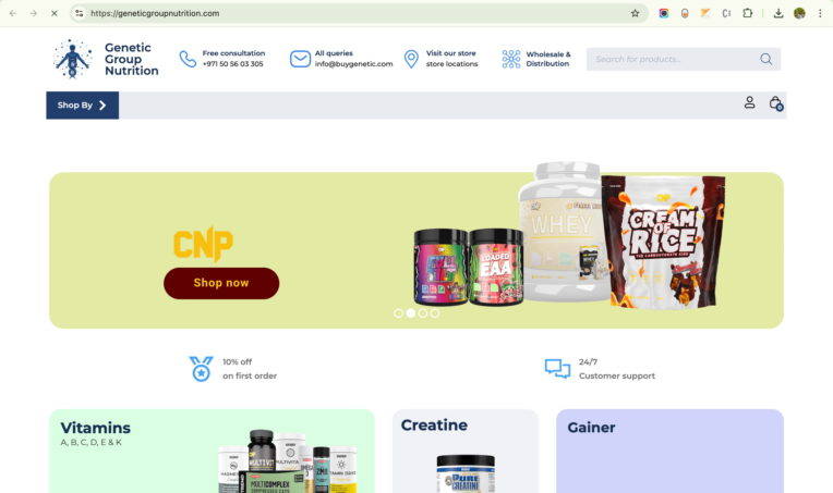geneticgroupnutrition.com ||  تم اختصاصی وردپرس ۲ زبانه