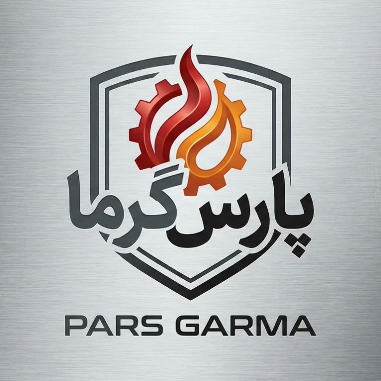 بازطراحی لوگوی شرکت عمرانی صنعتی پارس گرما
