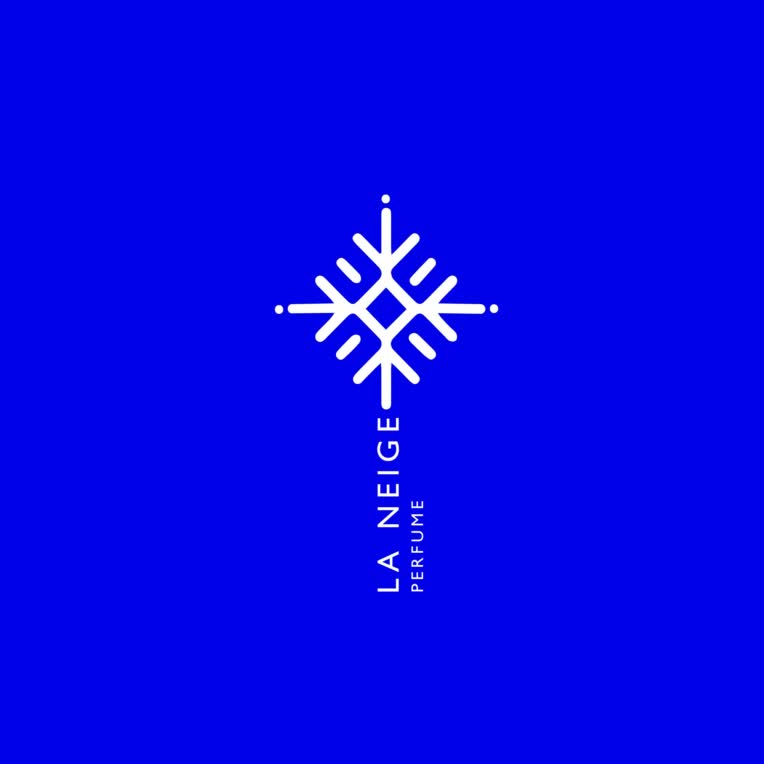 طراحی لوگو برند عطر LA NEIGE PERFUME
