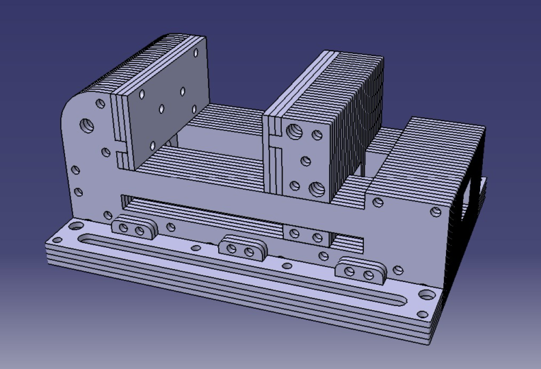طراحی گیره ورتکس برای میز cnc با نرم‌افزار Catia