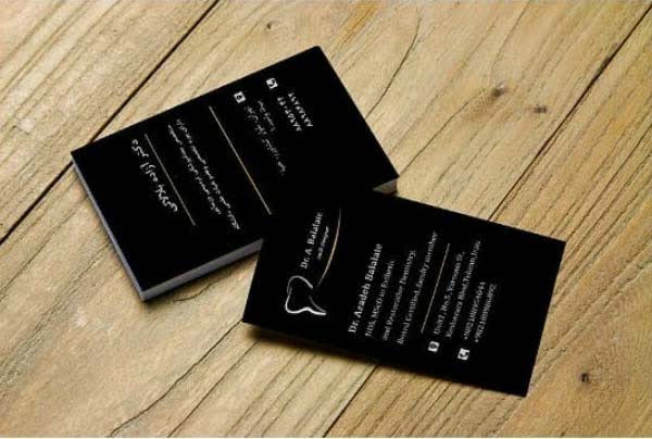 طراحی لوگو و کارت ویزیت دندانپزشکی