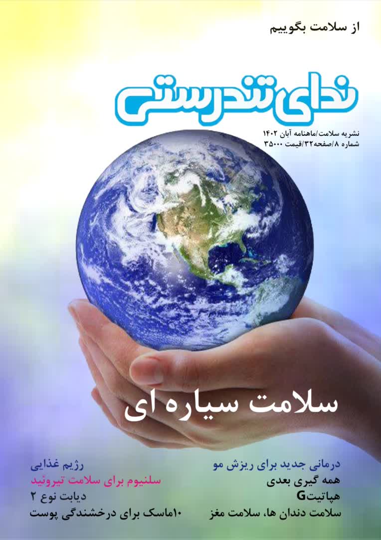 جلد کتاب و داخل صفحه و بروشور.