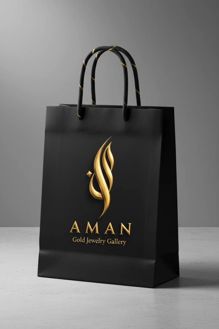 طراحی لوگو برای گالری طلای امان