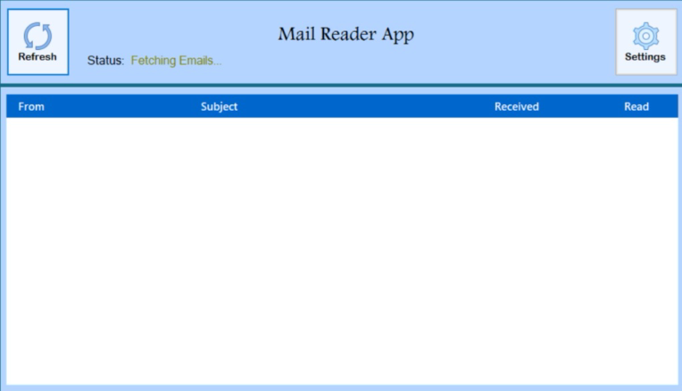 MailReader — Modern .NET WinForms Email Client
