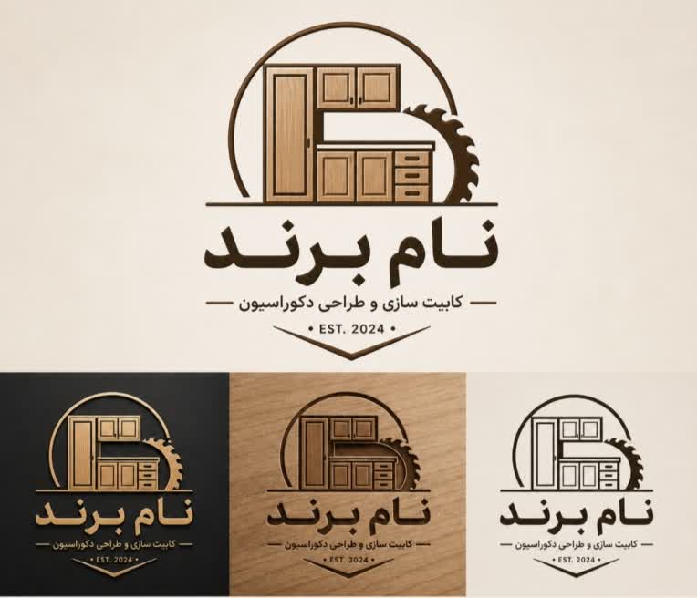 طراحی لوگو ـ برا حوزه کابینت سازی