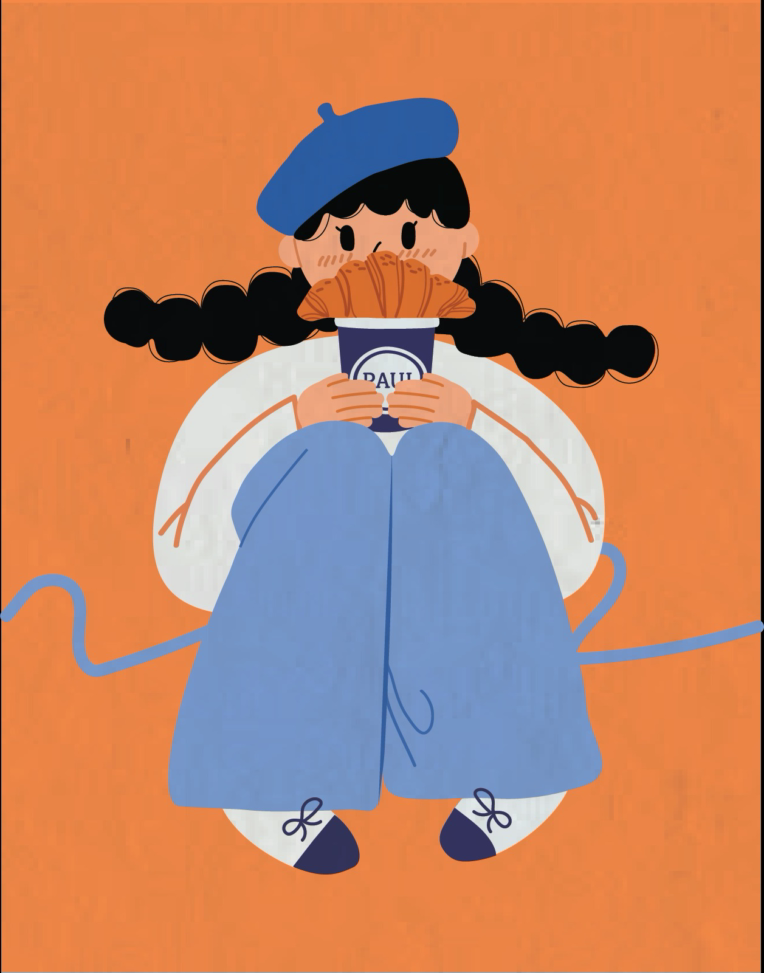 کاراکتر طراحی شده در illustrator