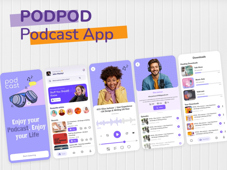 طراحی و پیاده‌سازی اپلیکیشن Podcast