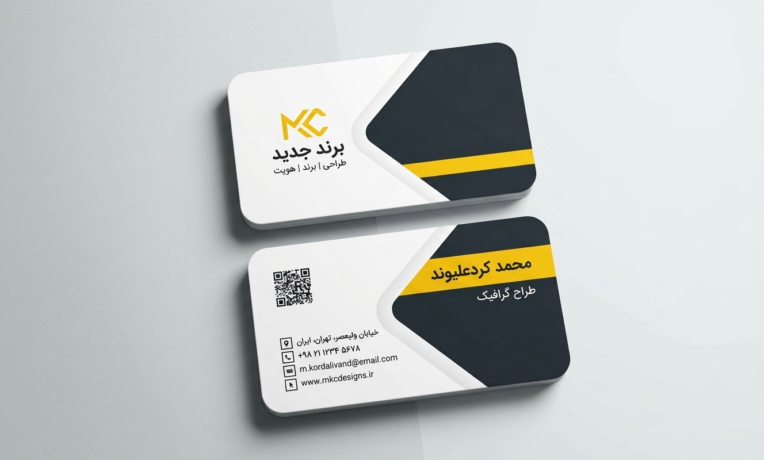 کانسپت کارت ویزیت آماده طراحی برای برند شما