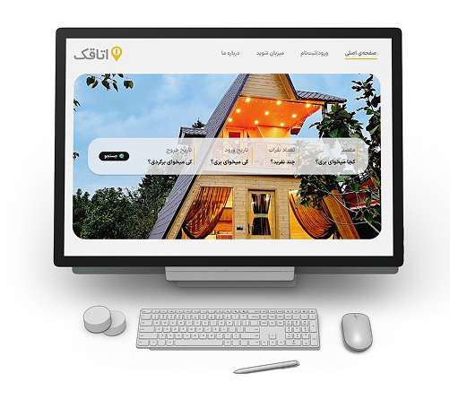 طراحی UI.UX برای وبسایت اتـاقک