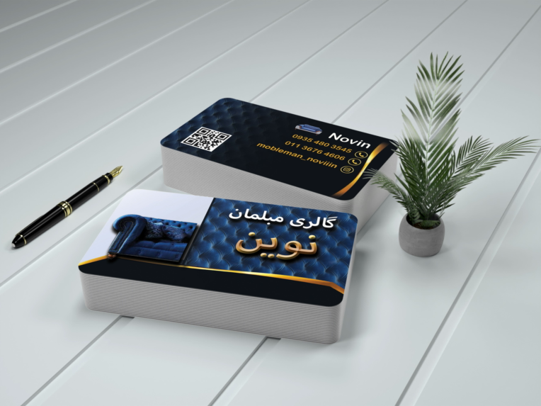 طراحی کارت ویزیت گالری  مبلمان