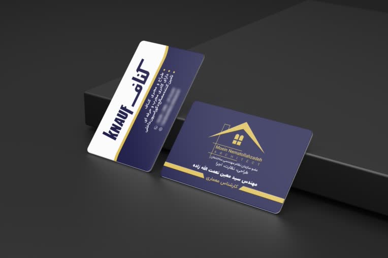 طراحی کارت ویزیت برای جناب مهندس نعمت الله زاده