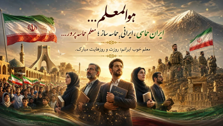 پوستر ترکیبی و حرفه ای روز معلم