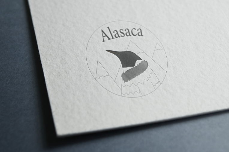 طراحی لوگو فروشگاه و تعمیرات لوازم سرمایشی(Alasaca)
