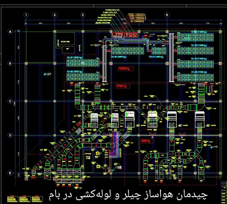 نقشه شاپ اجرایی پروژه مجتمع تجاری طاق بستان کرمانشاه به مساحت 150 هزار مترمربع متعلق به بنیاد مستضعفان
