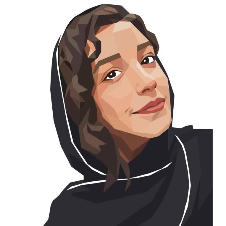 طراحی چهره به سبک آرت low poly _ کارفرما
