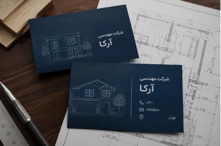 بیس سورمه ای و  دارای طرح ساختمان