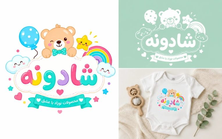 طراحی لوگو محصولات کودک و نوزاد