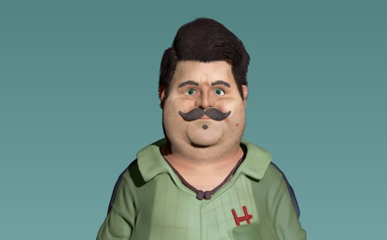 Behnam Bani 3D done with Zbrush