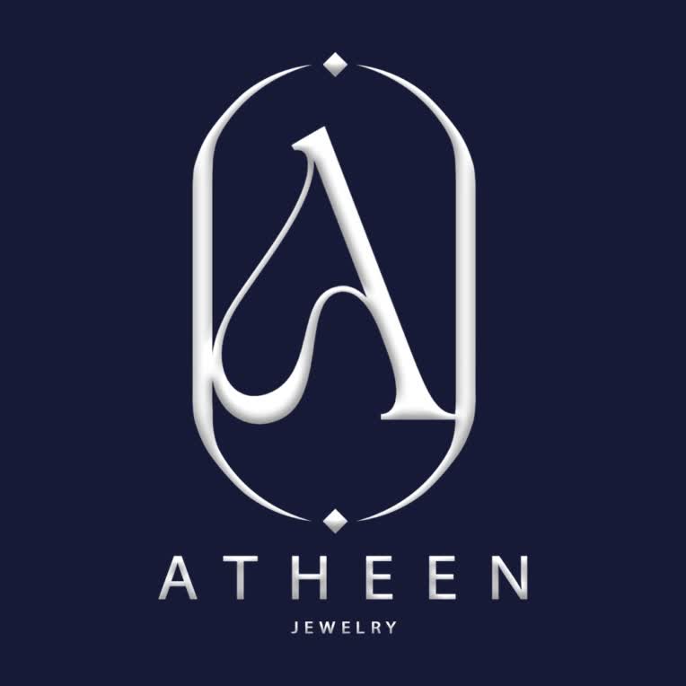 طراحی لوگو برند جواهرسازی Atheen