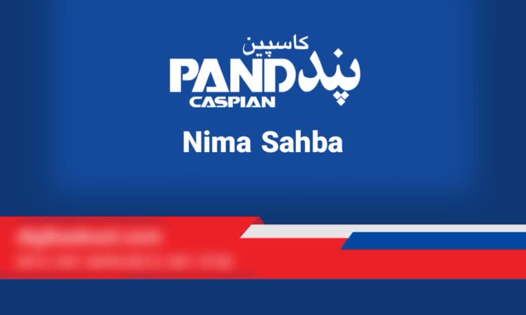 کارت ویزیت سازمانی مدیر فروش شرکت صنعتی