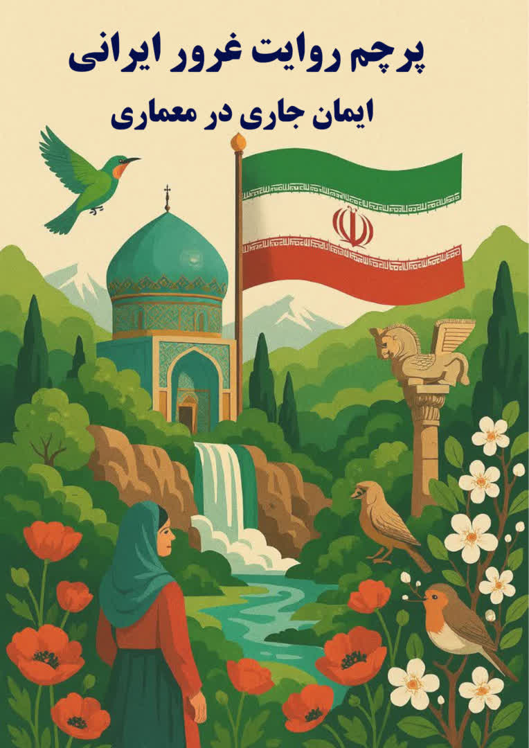 پوستر روایت غرور ایرانی در یک قاب زیبا