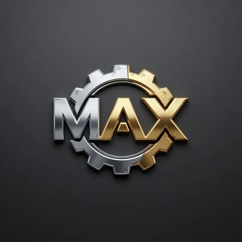 طراحی لوگو برای فروشگاه لوازم مکانیکی MAX