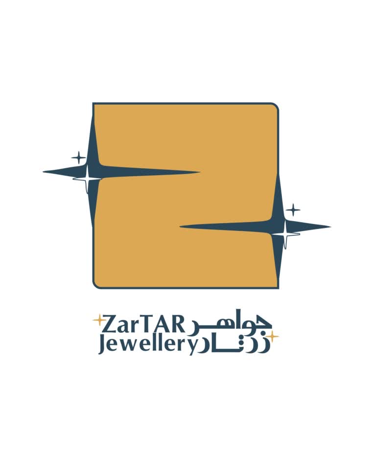 طراحی لوگو برای طلا و جواهرات زرتار